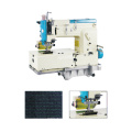 flat bed attaching industrial interlock sewing machine 3 needle 7Thread Trouse Inner Seaming Interlock Industrial Sewing Machine